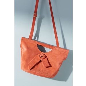 Anthropologie Lana Suede Crossbody Bag NWOT